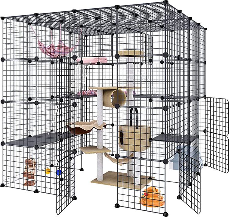cat metal cage